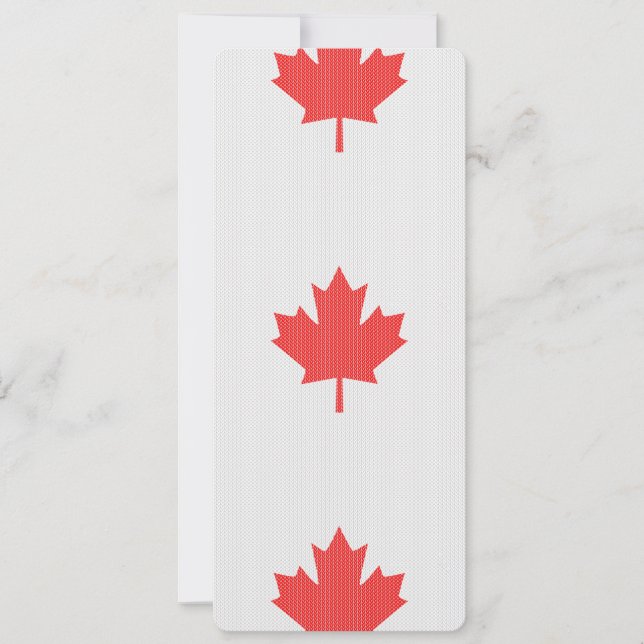 Modèle Knit Maple Leaf Tricot Motif (Devant)