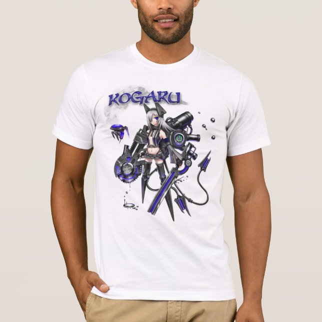 Modele KOGARU robote darkblue T-Shirt (Vorderseite)