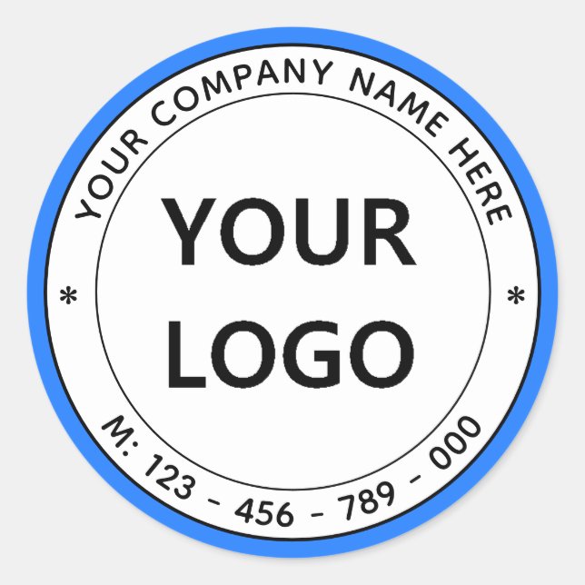 Modèle Logo et Stickers de texte personnalisés (Devant)