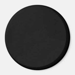 Modèle Magnet personnalisé Black Large Round Magne