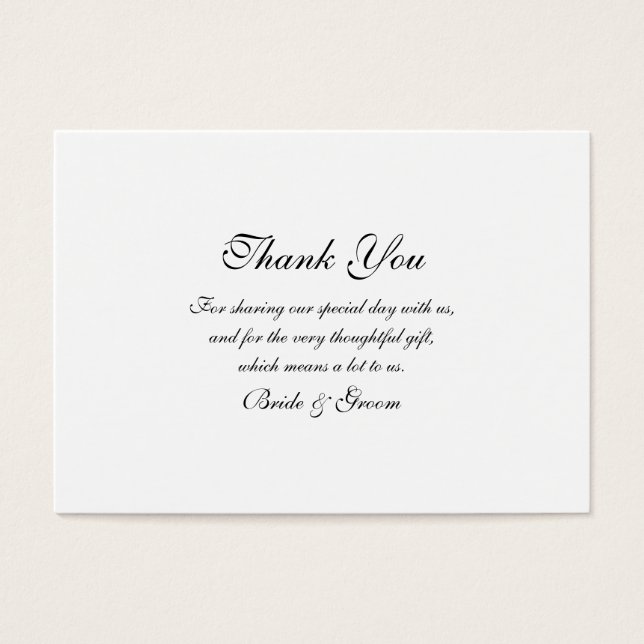 modèle Merci mariage (Devant)