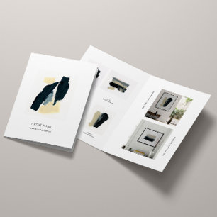 Modèle minimaliste de la Brochure Artiste