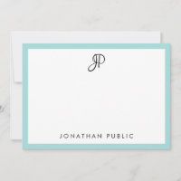 Modèle minimaliste de monogramme manuscrit créatif