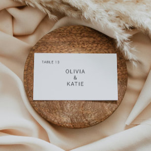 Modèle minimaliste des cartes de Mariage