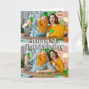 Modèle moderne personnalisé pour la Saint-Patrick
