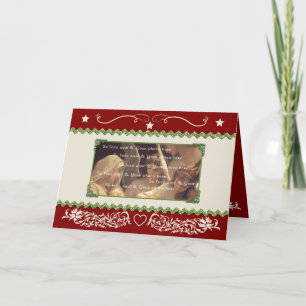 Modèle personnalisable de carte de Noël