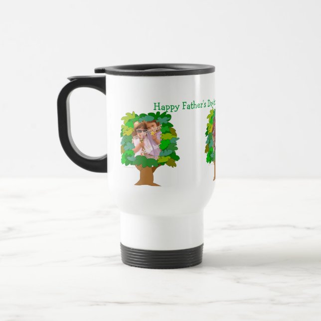 Modèle personnalisable de tasse de voyage de photo (Gauche)
