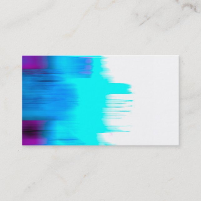 modèle personnalisé de carte de visite d'art abstr (Devant)