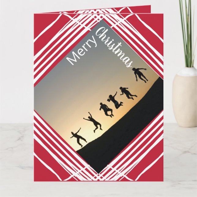 Modèle photo à partir de noms de famille Noël roug (Devant)