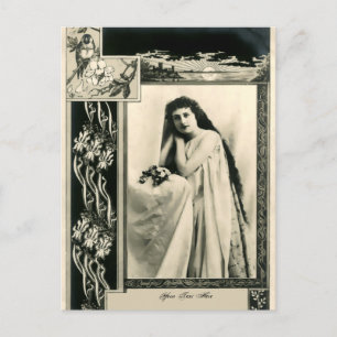 Modèle photo Art déco vintage ou Nouveau