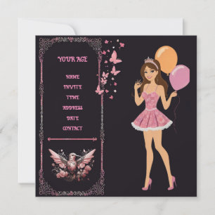 Modèle photo d'anniversaire vous pouvez entièremen