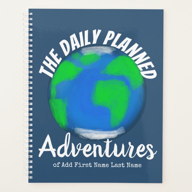 Modèle photo Editable Blue Comic Book Monogramme (Devant)