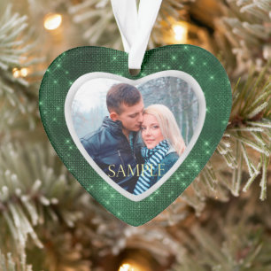 Modèle photo Forest Green Star Lights
