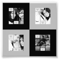Modèle photo gris noir - Transfert à n'importe que