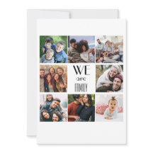 Modèle photo personnalisé "We Are Family"