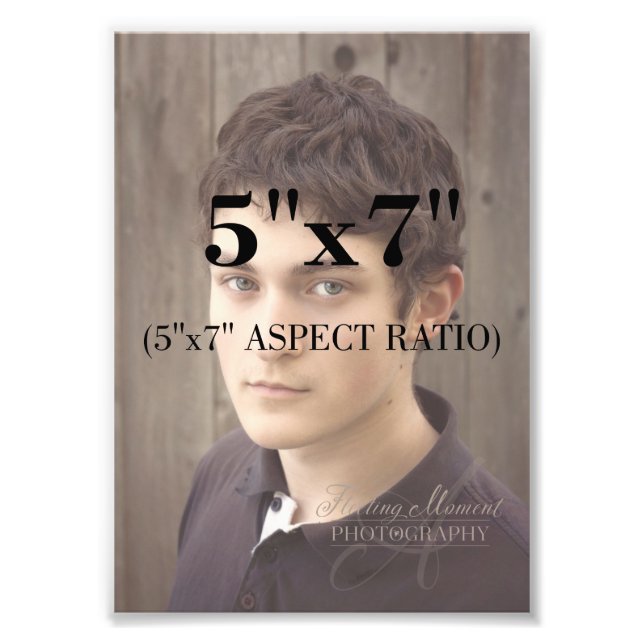 Modèle photo professionnel 5 x 7 Aspect Ratio (Devant)