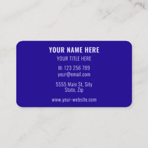 Modèle professionnel Carte de visite