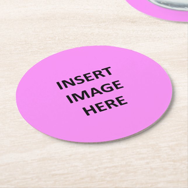 Modèle rond fait sur commande de dessous de verre (Incliné)