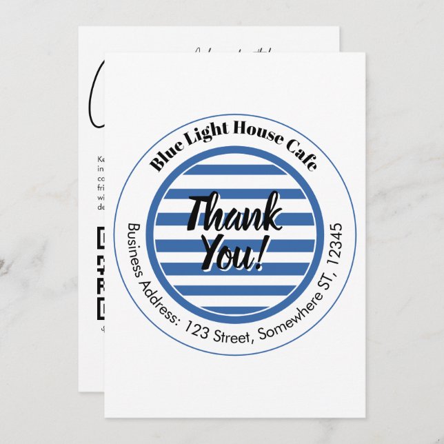 Modèle simple de carte de gâteau de code QR (Devant / Derrière)