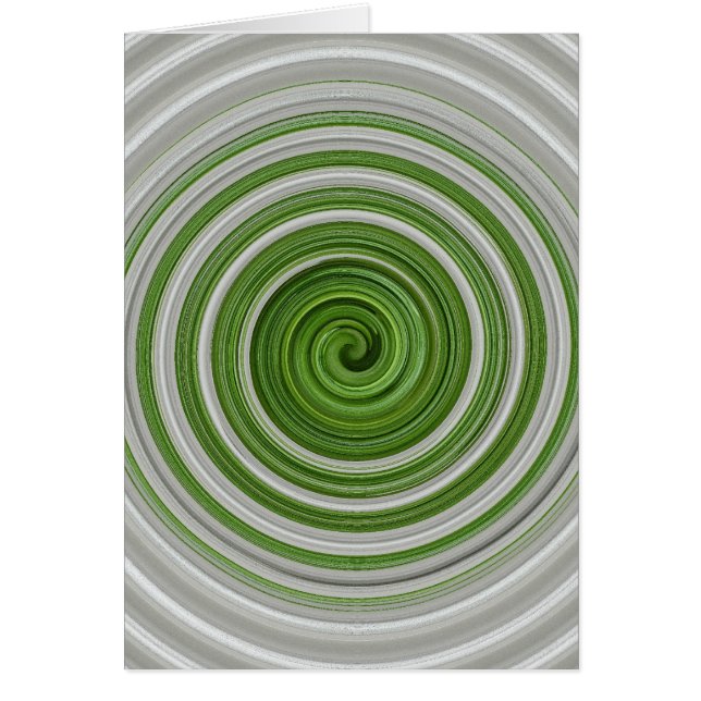 Modèle spiralé vert-blanc (Devant)