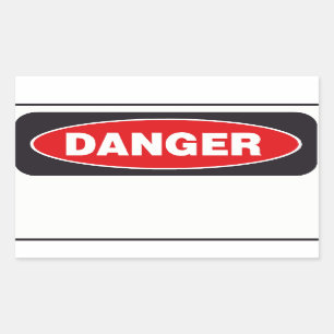 Modèle Sticker Danger