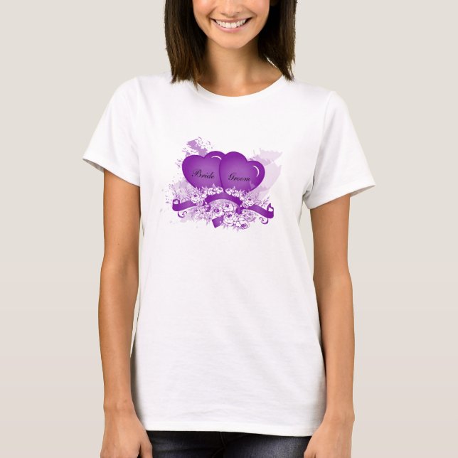 Modèle T-shirt personnalisé de la mariée (Devant)