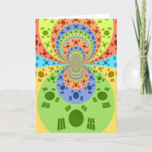 Modèle vertical de la carte de voeux (Devant)