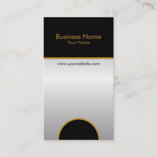 Modèle vertical élégant de carte de visite