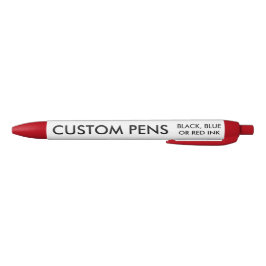 Modèle vide personnalisé par coutume de stylos