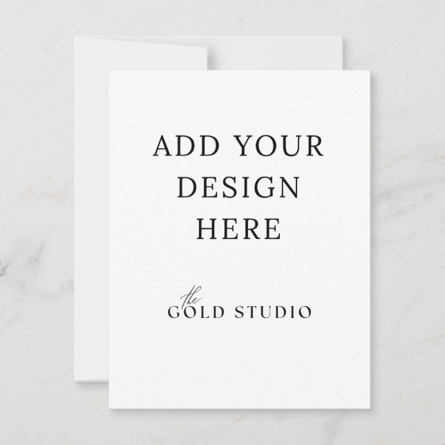 Modèle vierge de la carte de boîtier (4,25 x 5,5) (Devant)