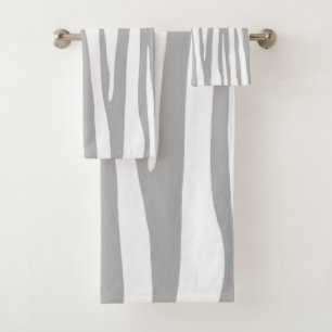 Modèle zèbre blanc et gris clair, design moderne
