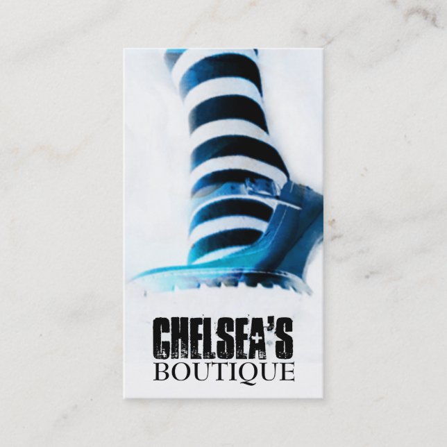 Modèles de carte de visite de boutique (Devant)