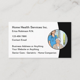 Modèles de cartes de visite pour infirmière en soi
