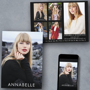 Modélisation de mode 6 Photo Moderne Modèle carte 