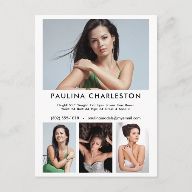 Modell 4 Fotovorlage Werbeaktion Postkarte (Vorderseite)