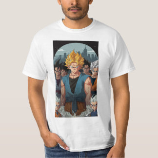 Modell 61 , Lebender Cartoon-Print-T - Shirt: Stil T-Shirt