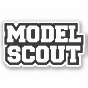 MODELL AUFKLEBER