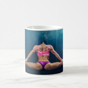 Modell der Fitness Split Thunder_Cove Kaffeetasse