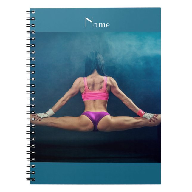 Modell der Fitness Split Thunder_Cove Notizblock (Vorderseite)