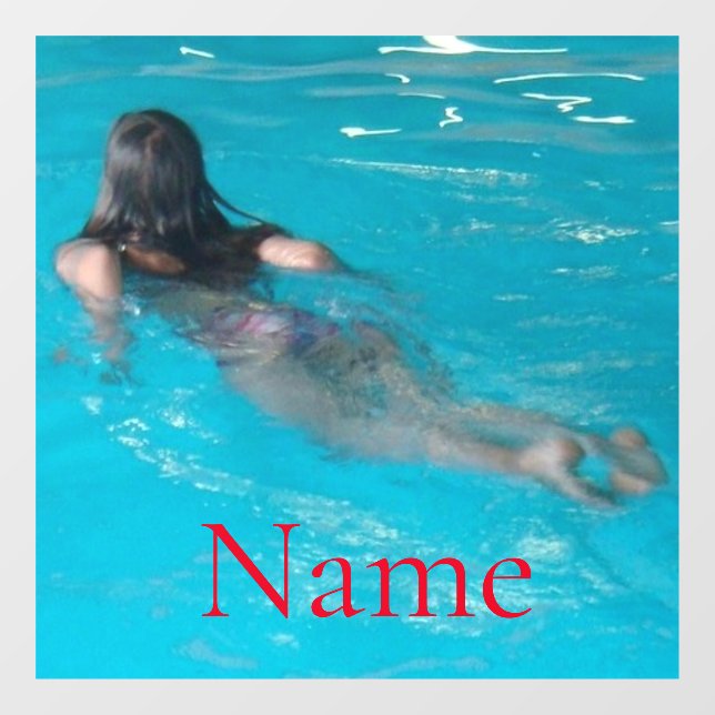 Modell der Frau Thunder_Cove Fensteraufkleber (Blatt)