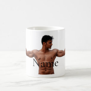 Modell der männlichen Fitness Thunder_Cove Kaffeetasse