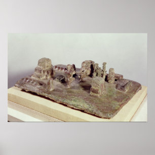 Modell der "sitzen Shamsi" Zeremonie Poster