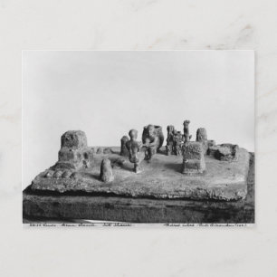 Modell der Zeremonie "Sit Shamsi" Postkarte