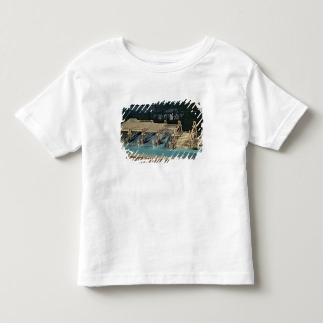 Modell einer Brücke über dem Rhein Kleinkind T-shirt (Vorderseite)