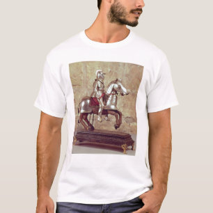 Modell eines gepanzerten Pferds und des Reiters, T-Shirt