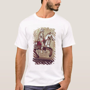 Modell eines gepanzerten Pferds und des Reiters, T-Shirt