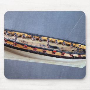 Modell eines Piratenschiffs, c.1810 Mousepad
