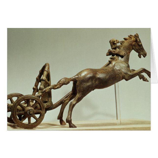 Modell eines zwei Pferdechariot (Vorderseite (Horizontal))