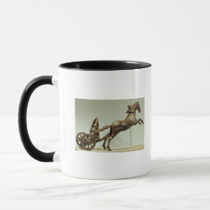 Modell eines zwei Pferdechariot Tasse