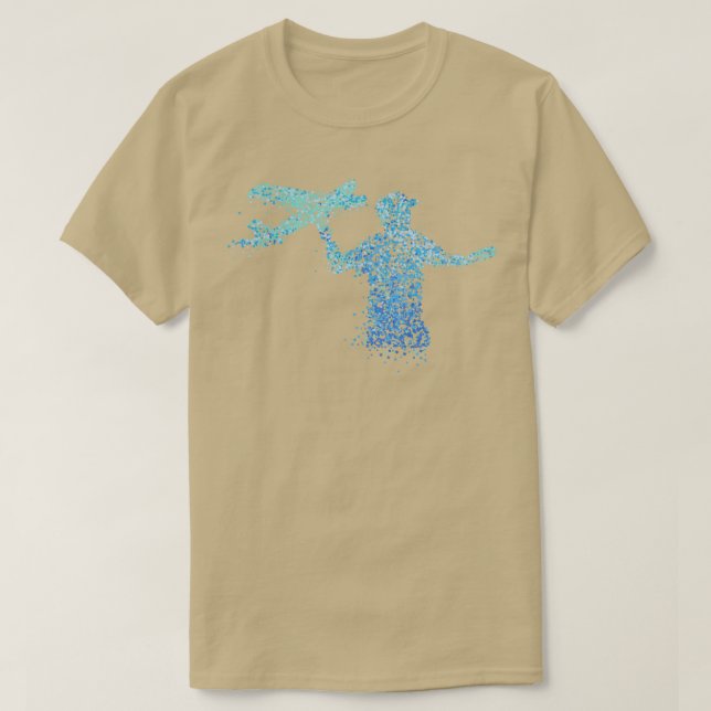 Modell Flugzeug RC Model Flight Model Builder T-Shirt (Design vorne)
